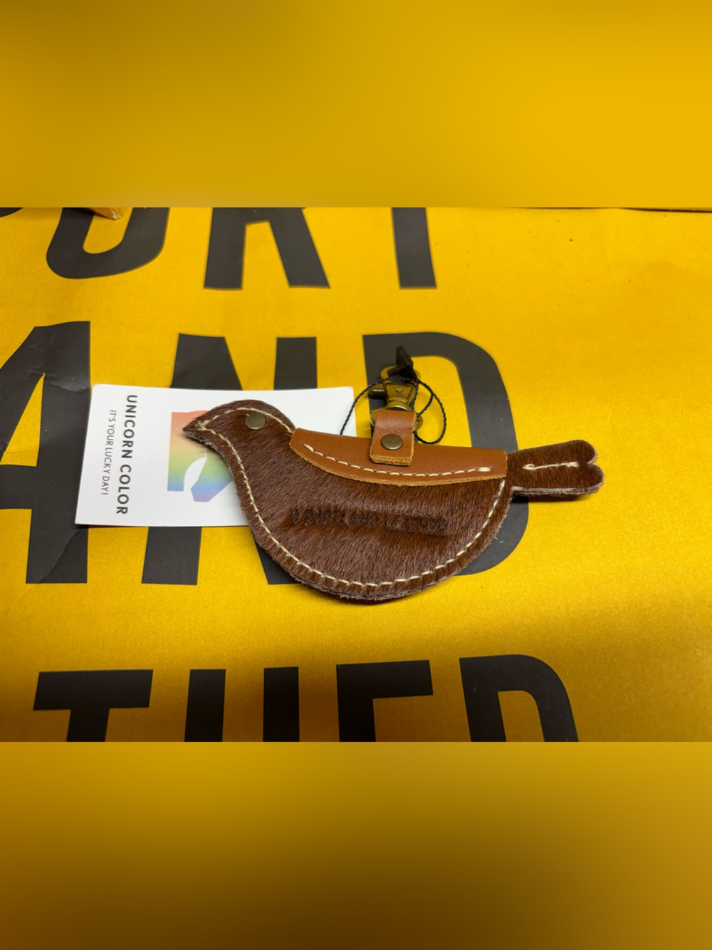 Portland Leather Hair on Hide (HOH) Brown Mockingbird - NEW